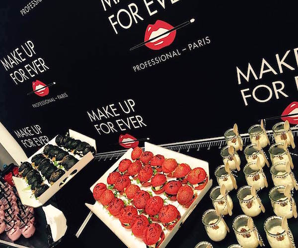 food comedy traiteur paris make up forever